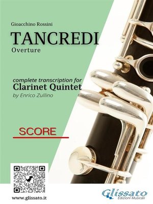 cover image of Tancredi--Clarinet Quintet (Score)